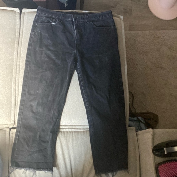 Faded Glory Denim - Faded Glory black baggy jeans